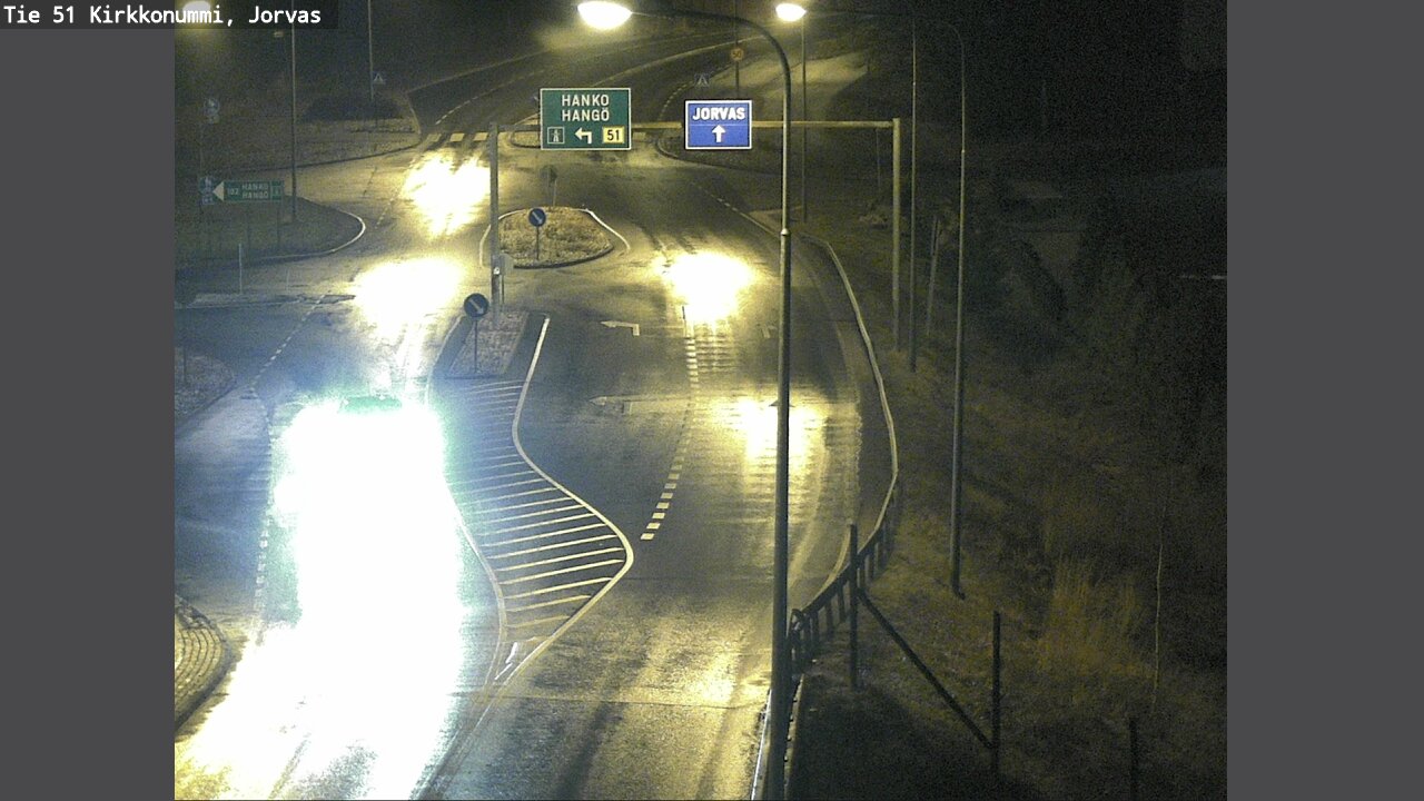 Weather Camera Image Väg 51 Kyrkslätt, Jorvas, Kirkkonummi, Uusimaa