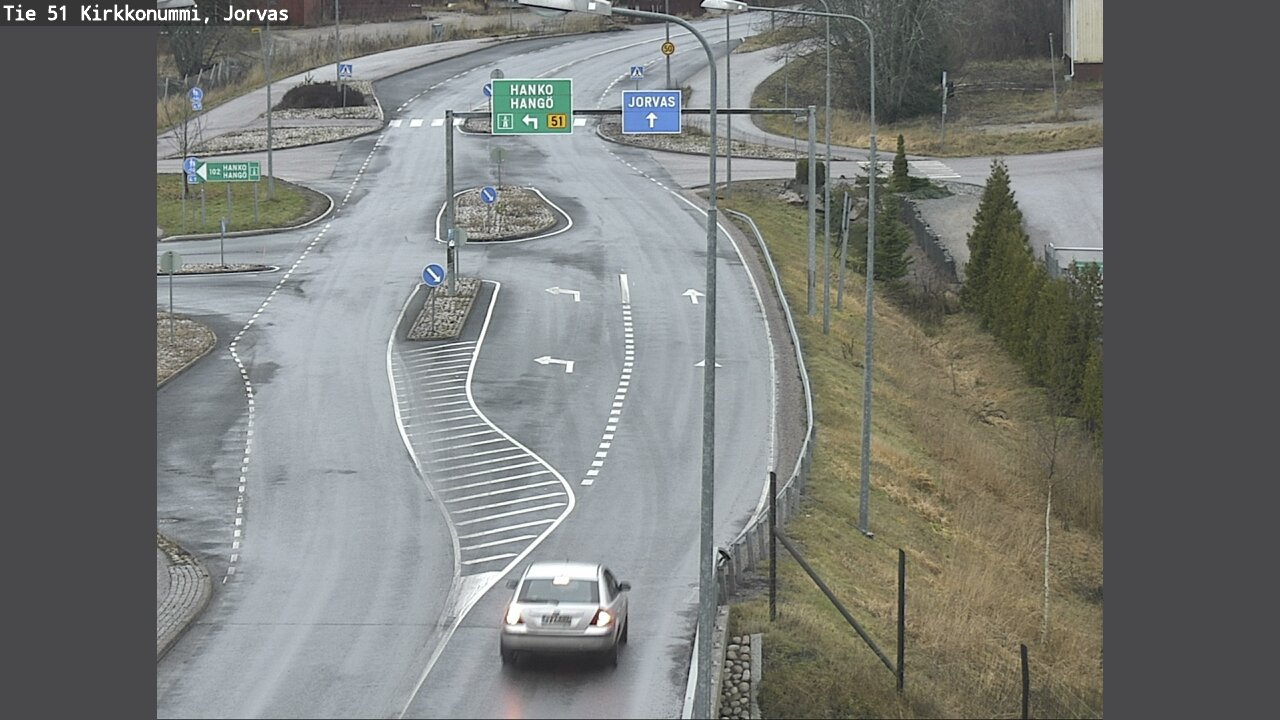 Weather Camera Image Väg 51 Kyrkslätt, Jorvas, Kirkkonummi, Uusimaa