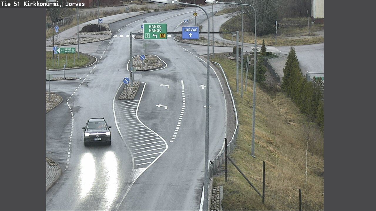Weather Camera Image Väg 51 Kyrkslätt, Jorvas, Kirkkonummi, Uusimaa