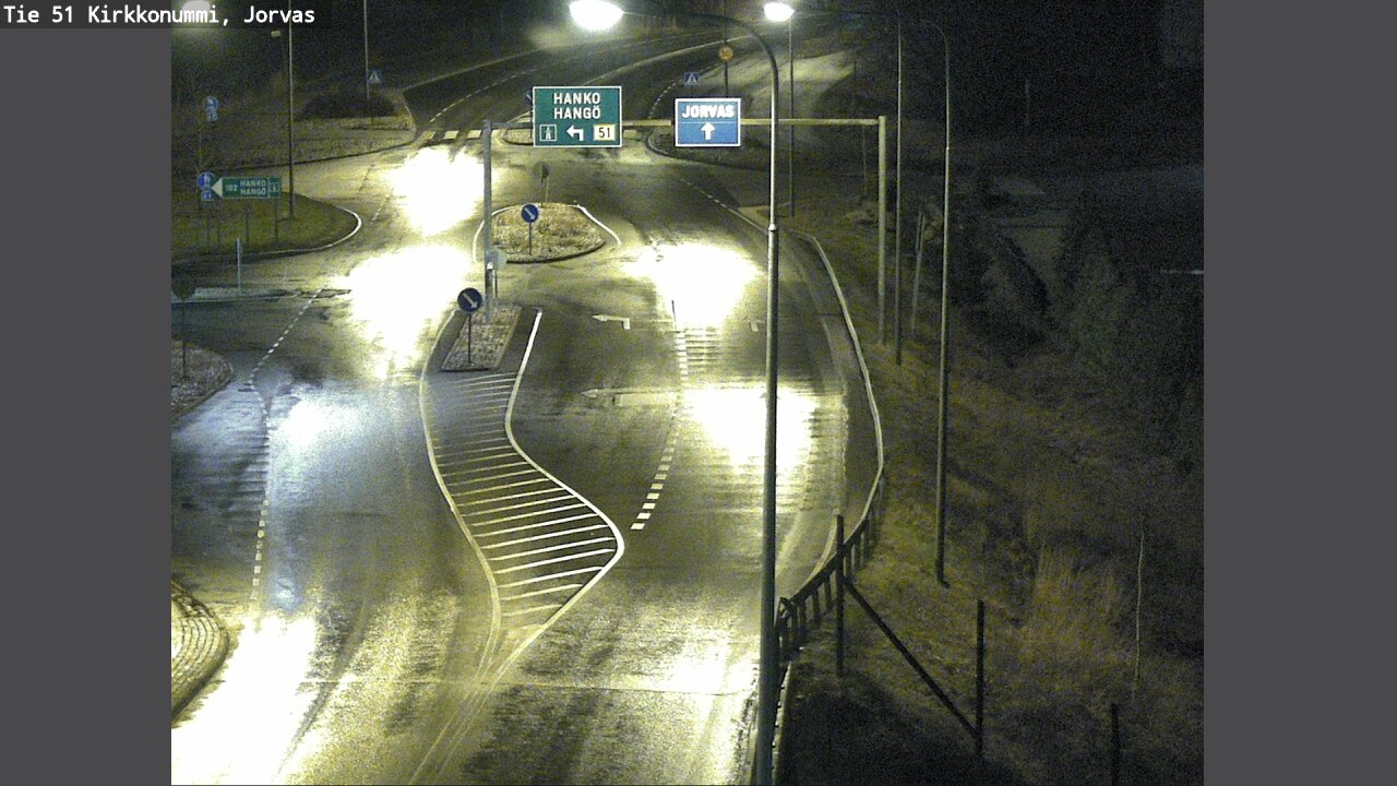 Weather Camera Image Väg 51 Kyrkslätt, Jorvas, Kirkkonummi, Uusimaa