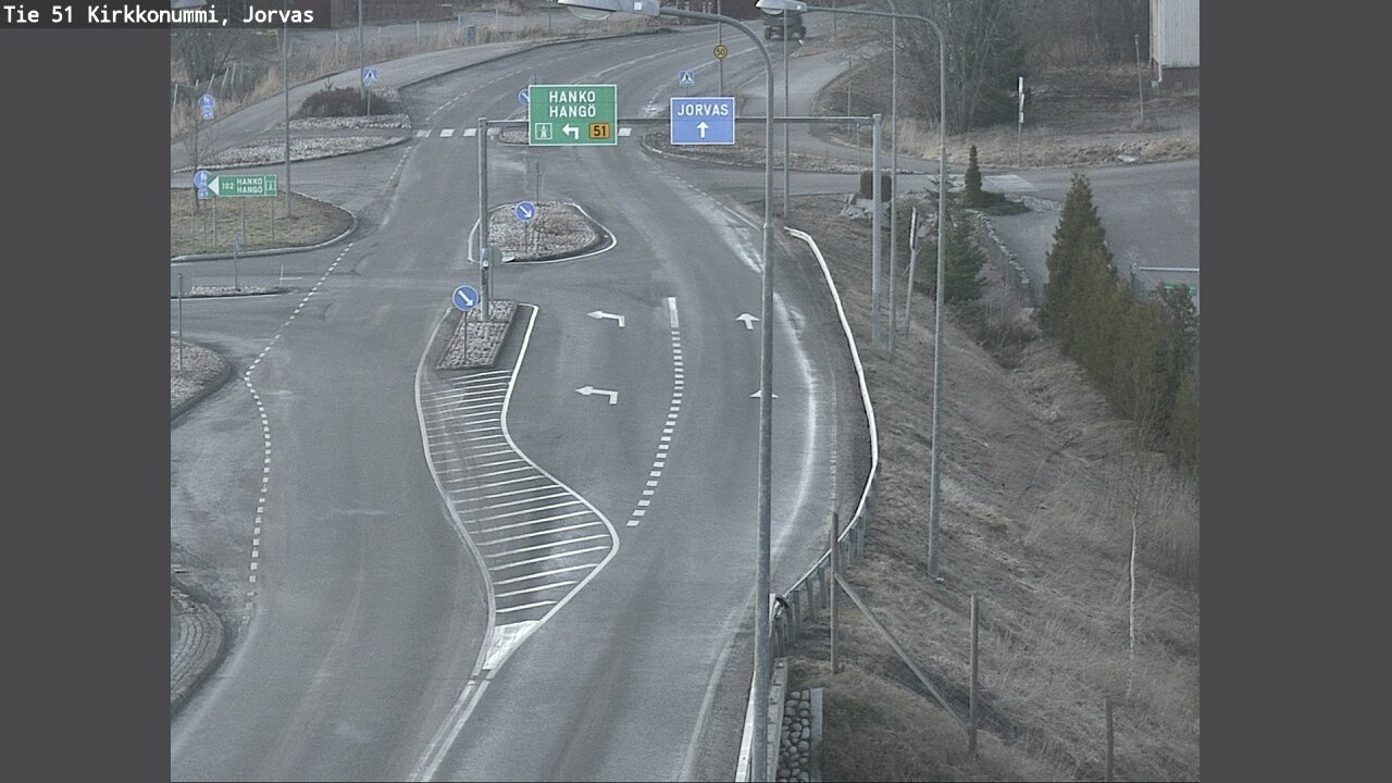 Weather Camera Image Road 51 Kirkkonummi, Jorvas, Kirkkonummi, Uusimaa