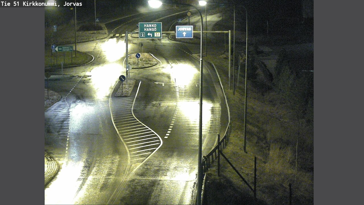 Weather Camera Image Väg 51 Kyrkslätt, Jorvas, Kirkkonummi, Uusimaa