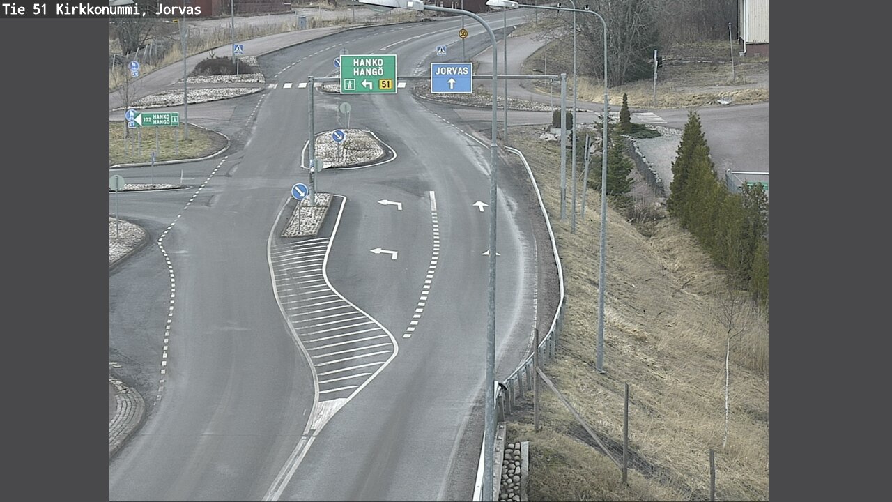 Weather Camera Image Road 51 Kirkkonummi, Jorvas, Kirkkonummi, Uusimaa