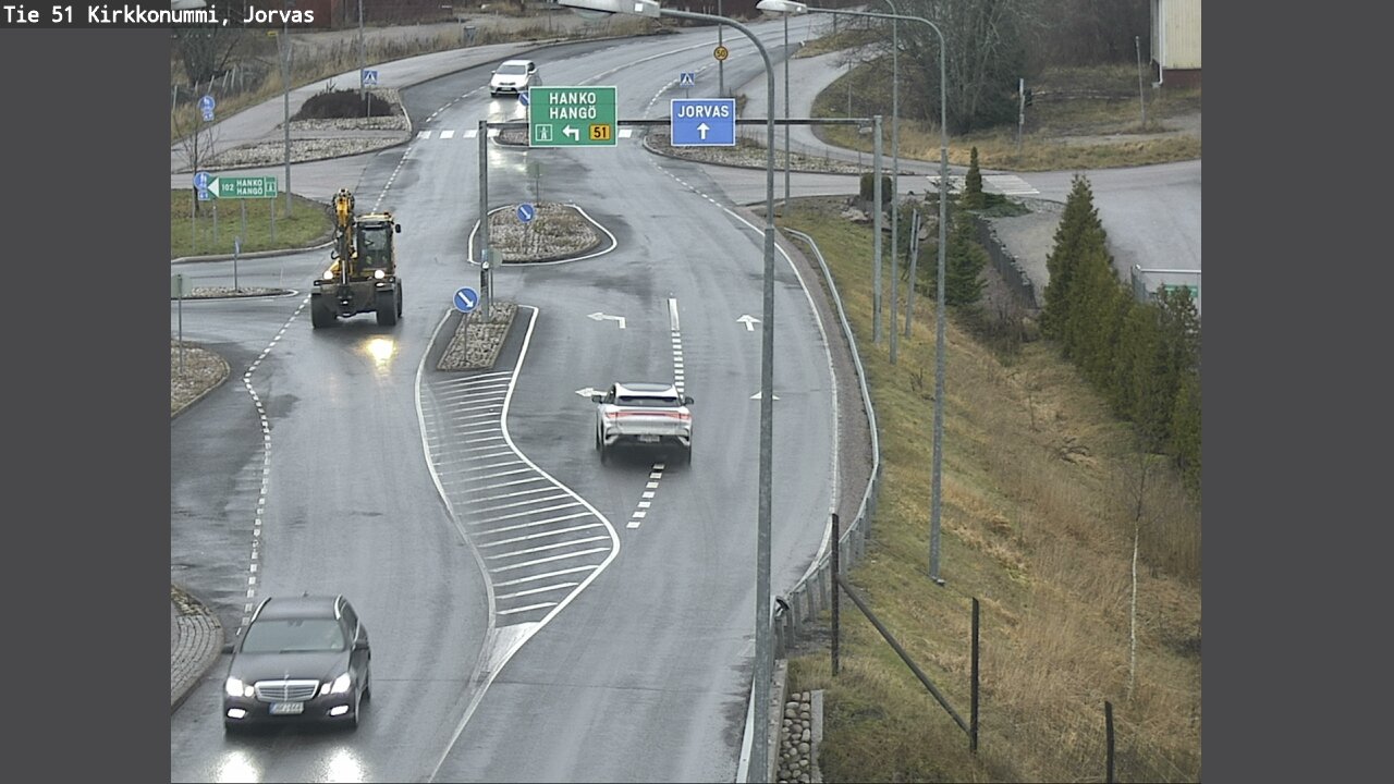 Weather Camera Image Väg 51 Kyrkslätt, Jorvas, Kirkkonummi, Uusimaa