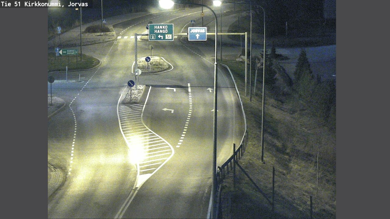 Weather Camera Image Väg 51 Kyrkslätt, Jorvas, Kirkkonummi, Uusimaa