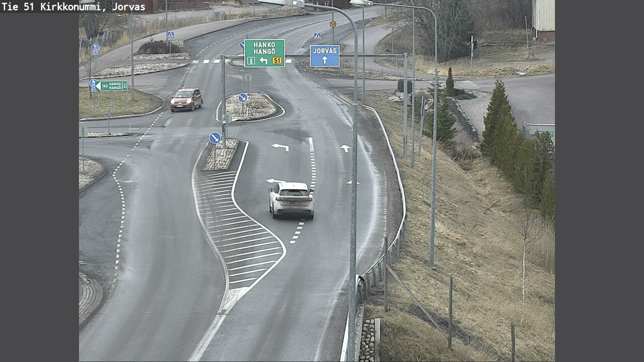 Weather Camera Image Road 51 Kirkkonummi, Jorvas, Kirkkonummi, Uusimaa