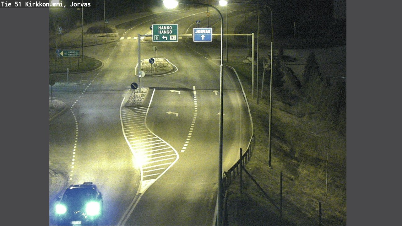 Weather Camera Image Road 51 Kirkkonummi, Jorvas, Kirkkonummi, Uusimaa