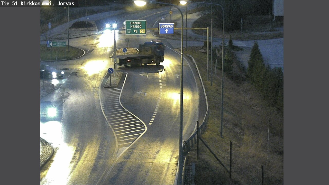 Weather Camera Image Väg 51 Kyrkslätt, Jorvas, Kirkkonummi, Uusimaa