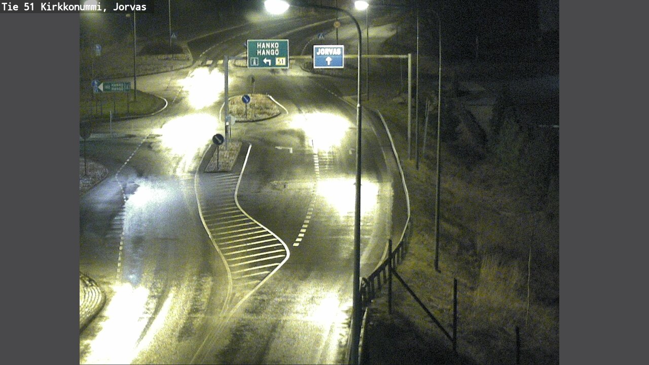 Weather Camera Image Road 51 Kirkkonummi, Jorvas, Kirkkonummi, Uusimaa