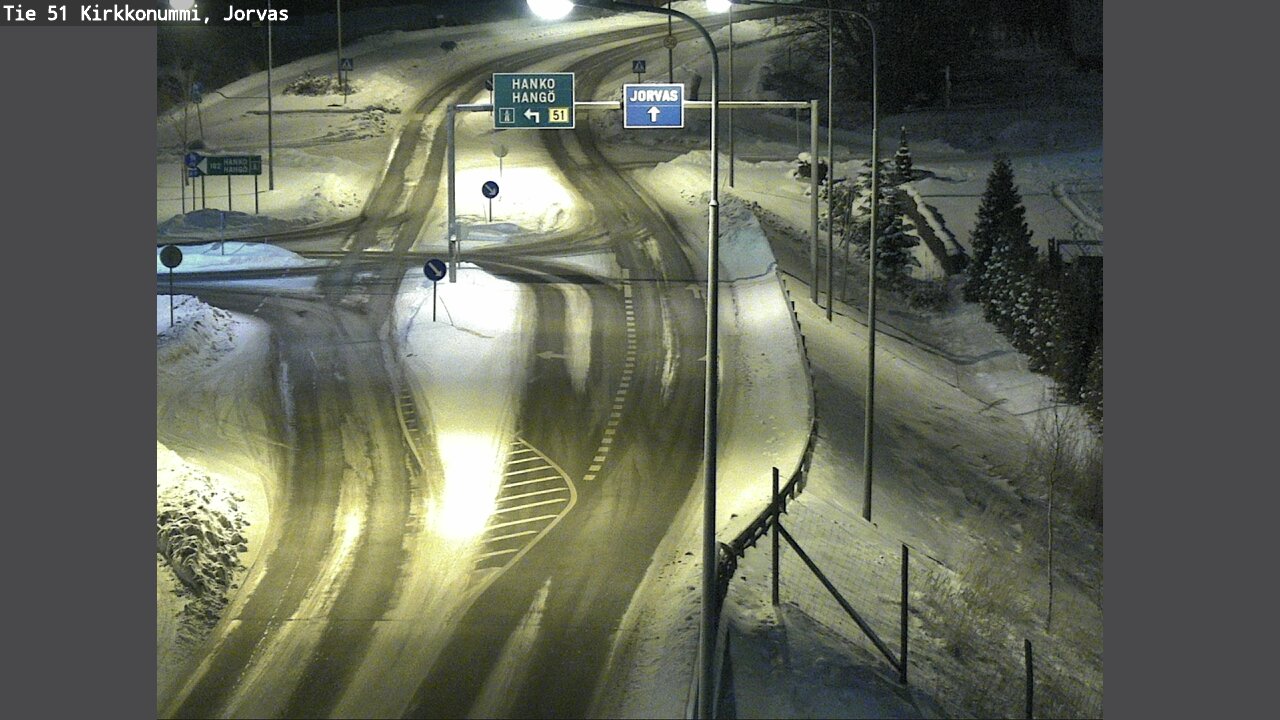 Weather Camera Image Road 51 Kirkkonummi, Jorvas, Kirkkonummi, Uusimaa