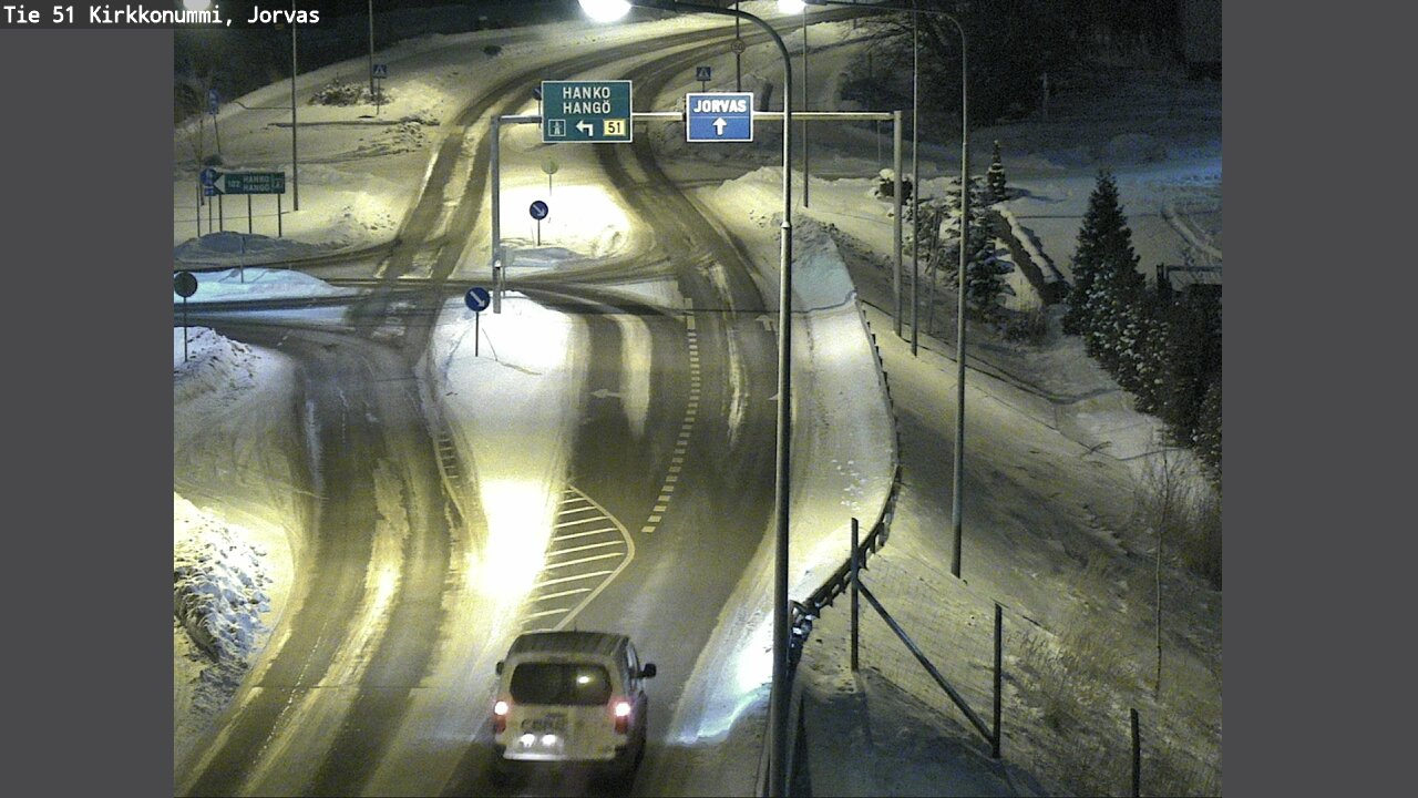 Weather Camera Image Road 51 Kirkkonummi, Jorvas, Kirkkonummi, Uusimaa