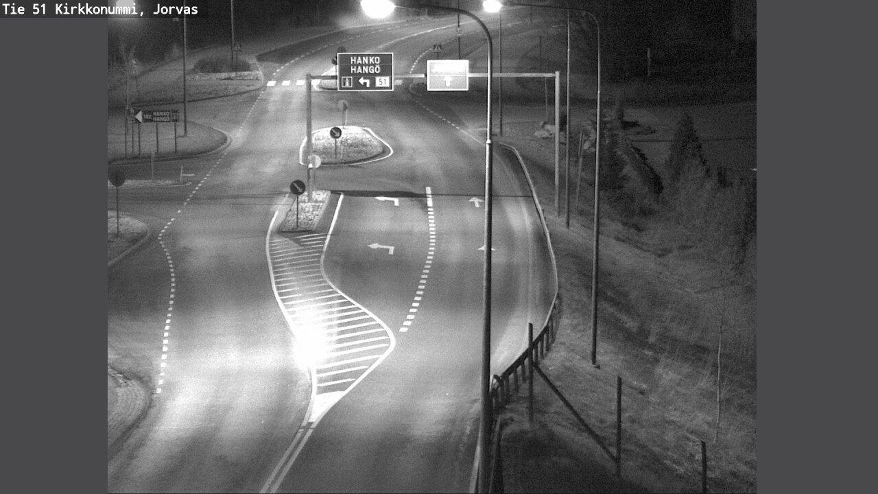 Weather Camera Image Road 51 Kirkkonummi, Jorvas, Kirkkonummi, Uusimaa