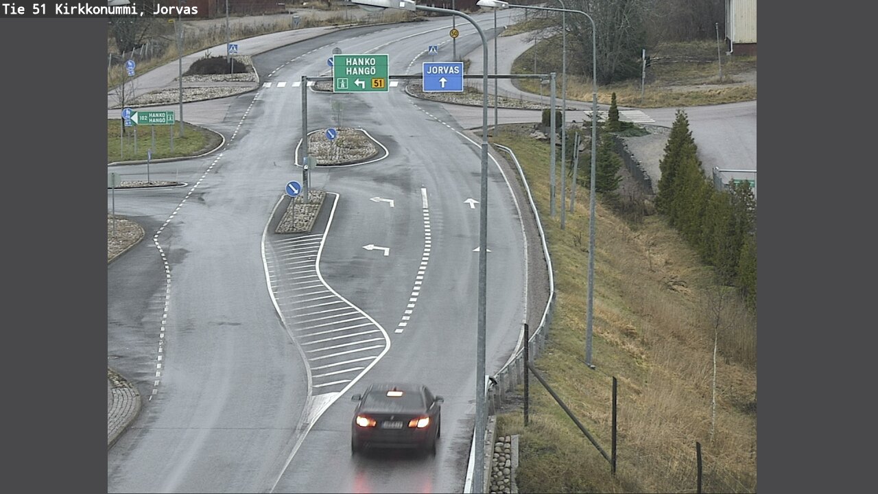 Weather Camera Image Väg 51 Kyrkslätt, Jorvas, Kirkkonummi, Uusimaa