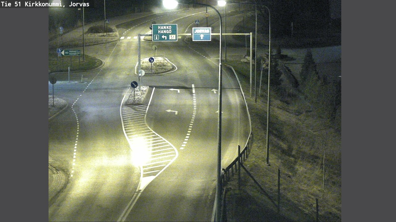 Weather Camera Image Road 51 Kirkkonummi, Jorvas, Kirkkonummi, Uusimaa