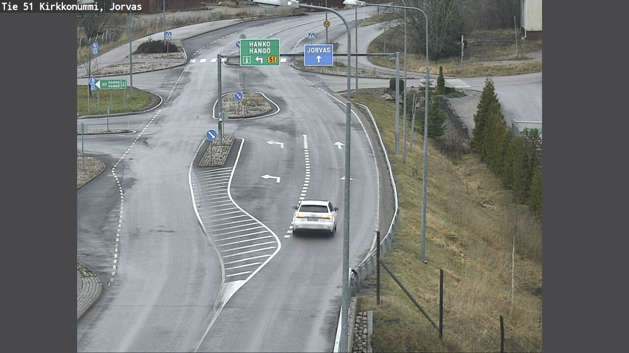 Weather Camera Image Väg 51 Kyrkslätt, Jorvas, Kirkkonummi, Uusimaa