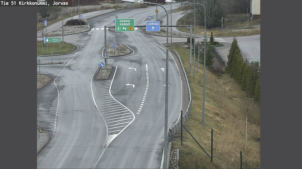 Weather Camera Image Väg 51 Kyrkslätt, Jorvas, Kirkkonummi, Uusimaa