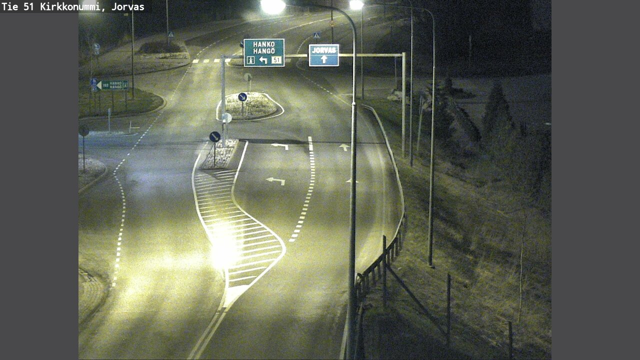 Weather Camera Image Road 51 Kirkkonummi, Jorvas, Kirkkonummi, Uusimaa