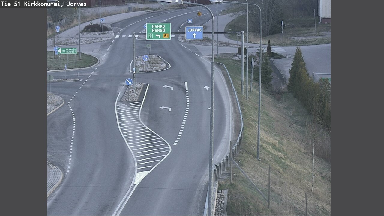 Weather Camera Image Road 51 Kirkkonummi, Jorvas, Kirkkonummi, Uusimaa