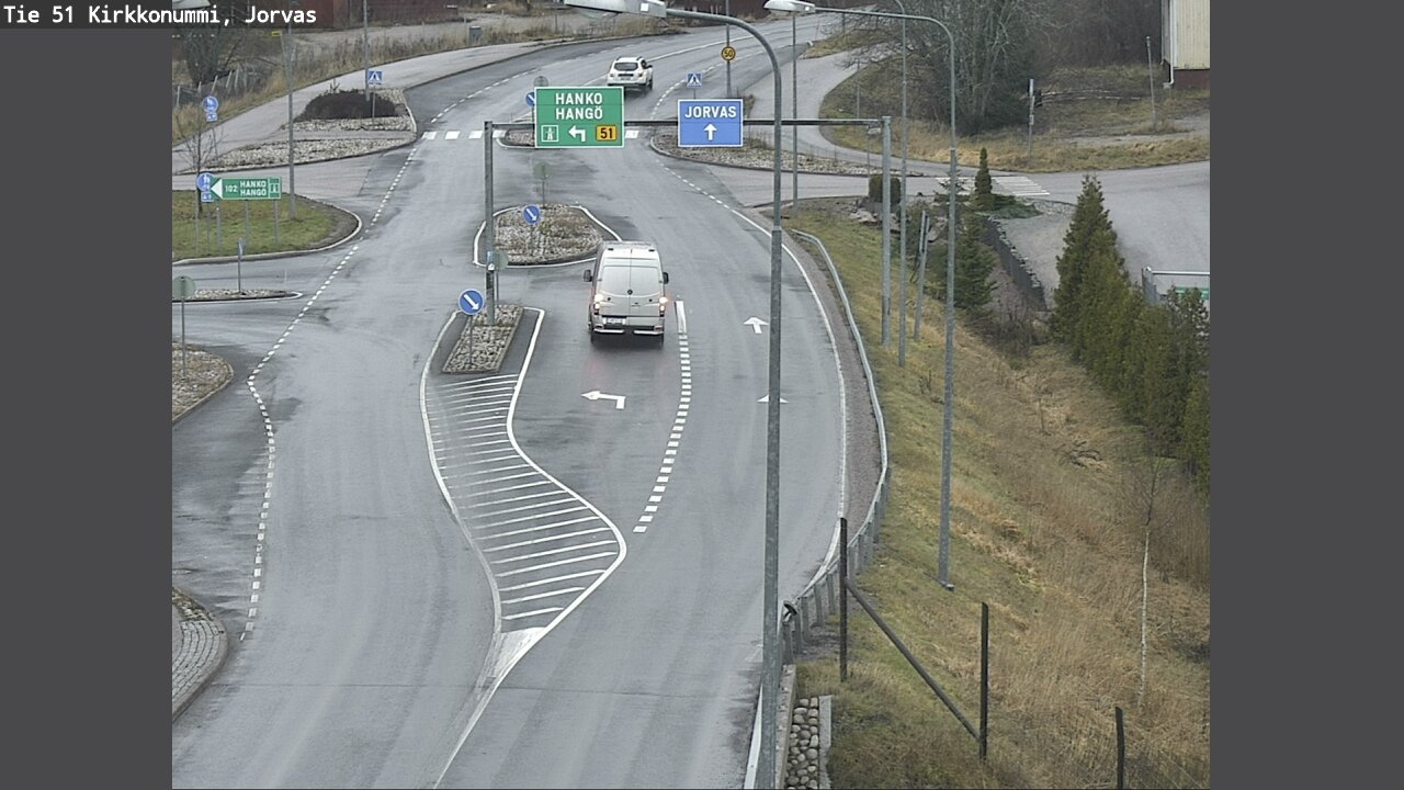 Weather Camera Image Väg 51 Kyrkslätt, Jorvas, Kirkkonummi, Uusimaa