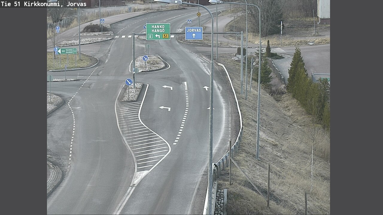 Weather Camera Image Road 51 Kirkkonummi, Jorvas, Kirkkonummi, Uusimaa