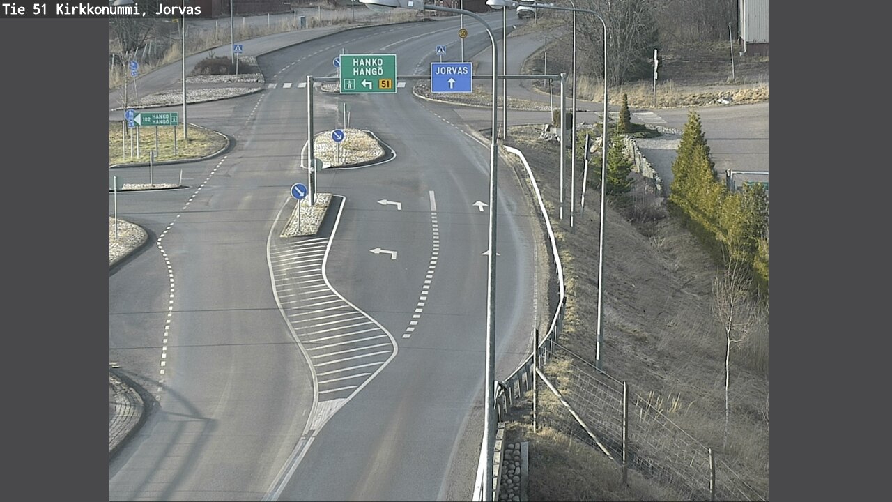 Weather Camera Image Road 51 Kirkkonummi, Jorvas, Kirkkonummi, Uusimaa