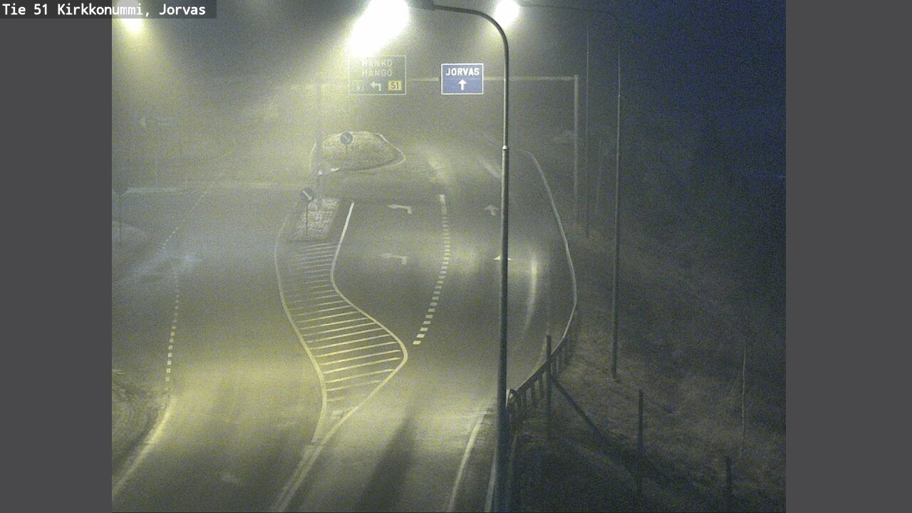 Weather Camera Image Road 51 Kirkkonummi, Jorvas, Kirkkonummi, Uusimaa