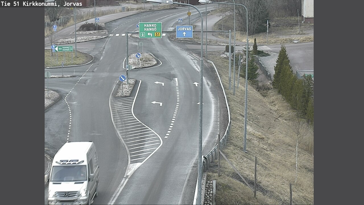 Weather Camera Image Road 51 Kirkkonummi, Jorvas, Kirkkonummi, Uusimaa