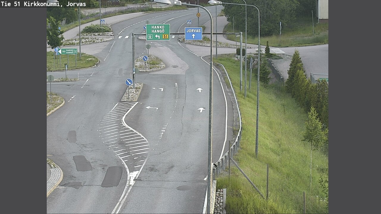Weather Camera Image Väg 51 Kyrkslätt, Jorvas, Kirkkonummi, Uusimaa