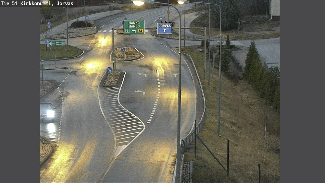 Weather Camera Image Väg 51 Kyrkslätt, Jorvas, Kirkkonummi, Uusimaa