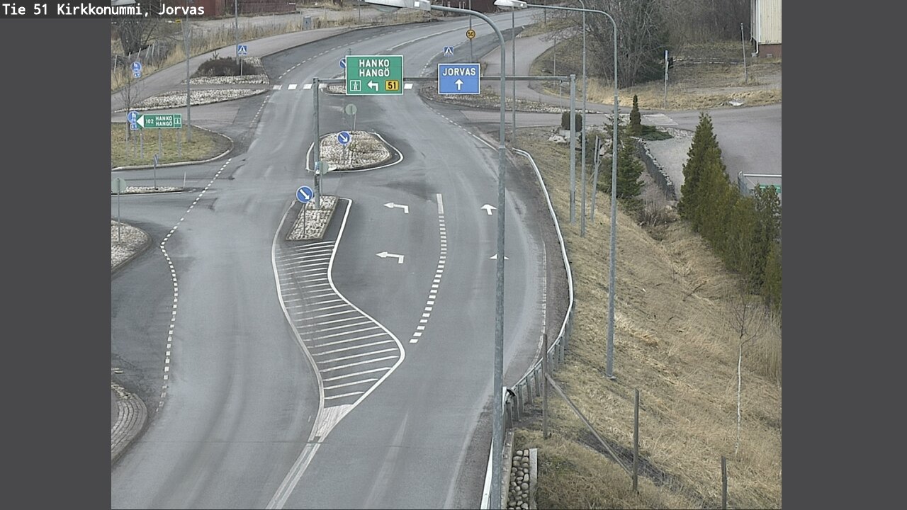 Weather Camera Image Road 51 Kirkkonummi, Jorvas, Kirkkonummi, Uusimaa