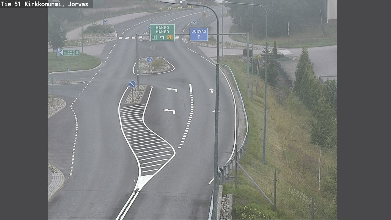 Weather Camera Image Road 51 Kirkkonummi, Jorvas, Kirkkonummi, Uusimaa