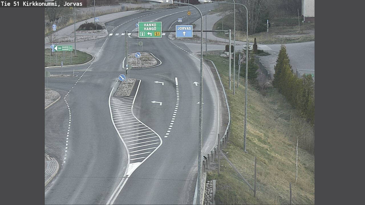 Weather Camera Image Road 51 Kirkkonummi, Jorvas, Kirkkonummi, Uusimaa