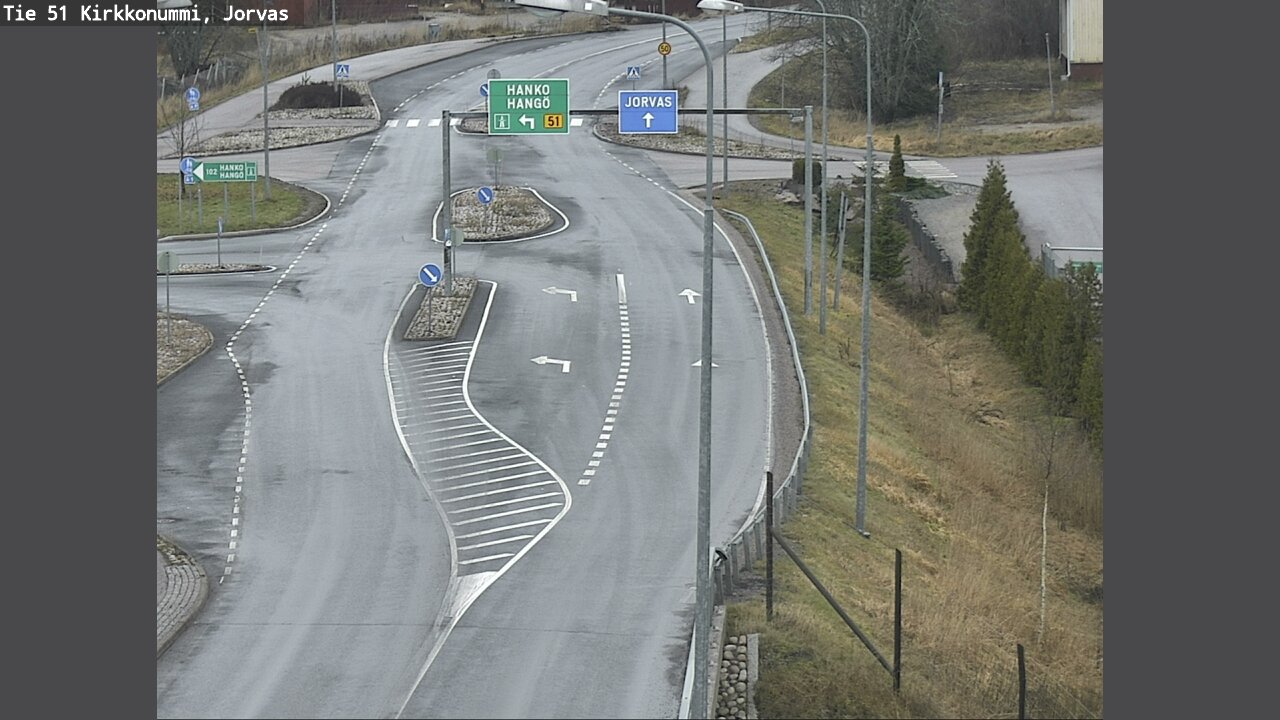 Weather Camera Image Väg 51 Kyrkslätt, Jorvas, Kirkkonummi, Uusimaa