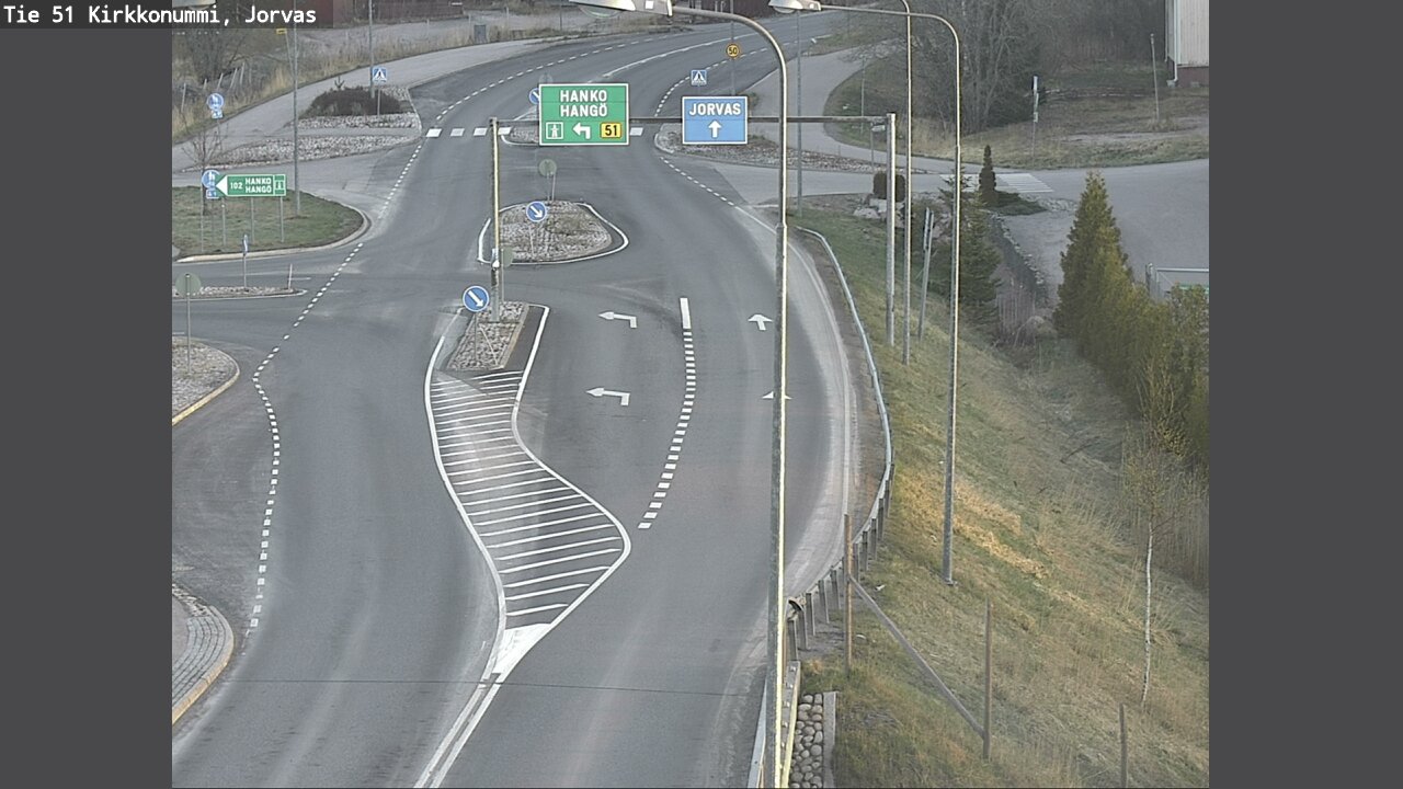 Weather Camera Image Road 51 Kirkkonummi, Jorvas, Kirkkonummi, Uusimaa