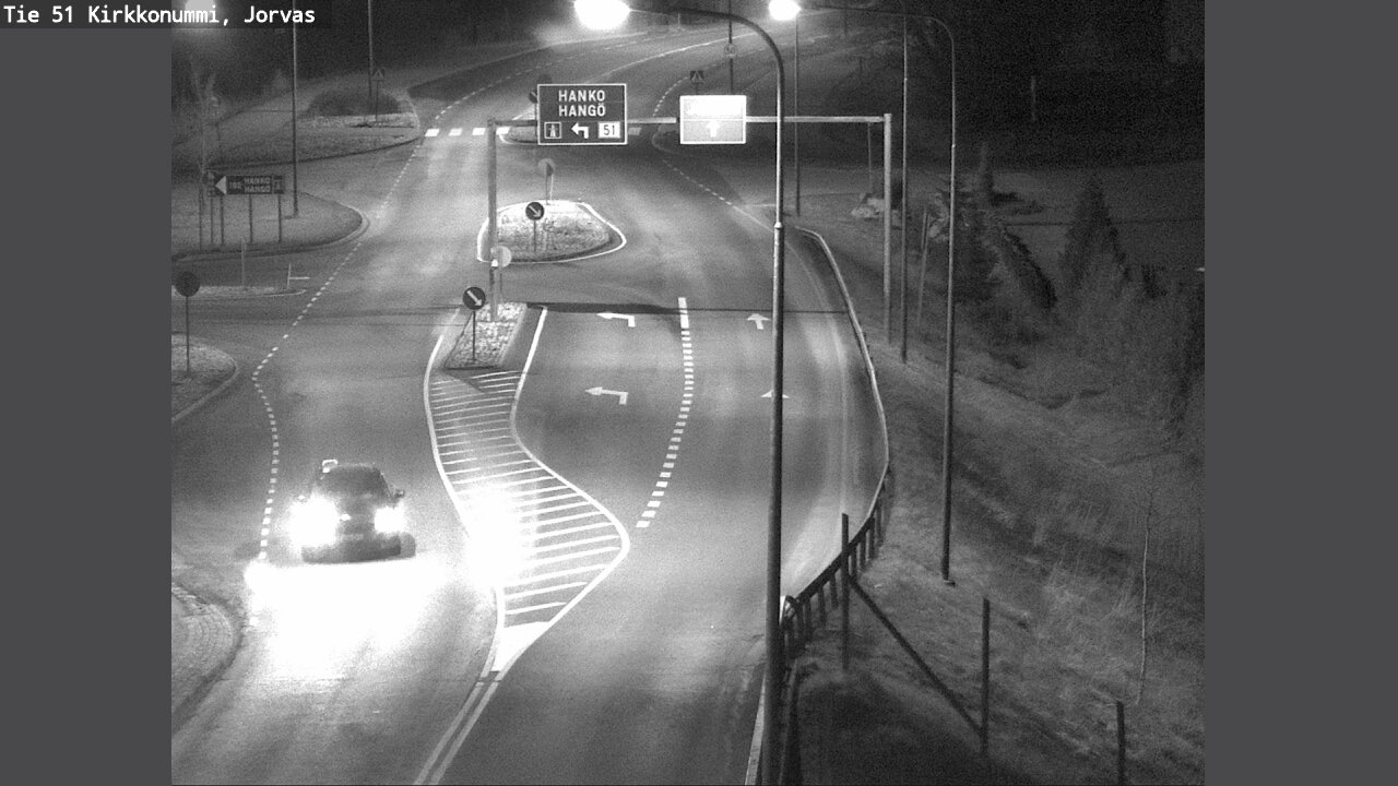 Weather Camera Image Road 51 Kirkkonummi, Jorvas, Kirkkonummi, Uusimaa