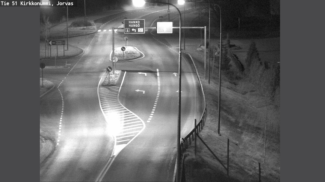 Weather Camera Image Road 51 Kirkkonummi, Jorvas, Kirkkonummi, Uusimaa