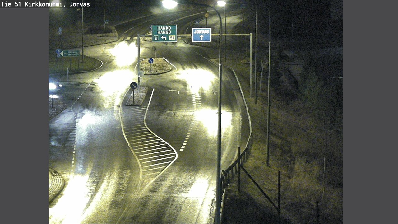 Weather Camera Image Väg 51 Kyrkslätt, Jorvas, Kirkkonummi, Uusimaa