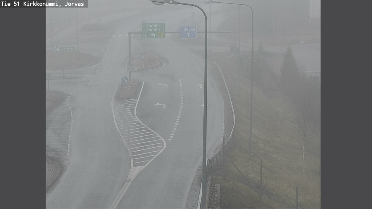 Weather Camera Image Road 51 Kirkkonummi, Jorvas, Kirkkonummi, Uusimaa