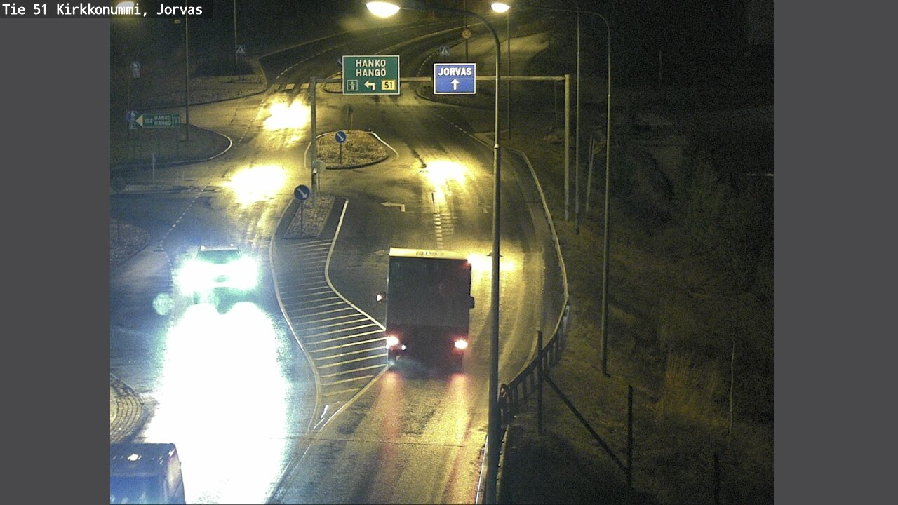 Weather Camera Image Väg 51 Kyrkslätt, Jorvas, Kirkkonummi, Uusimaa