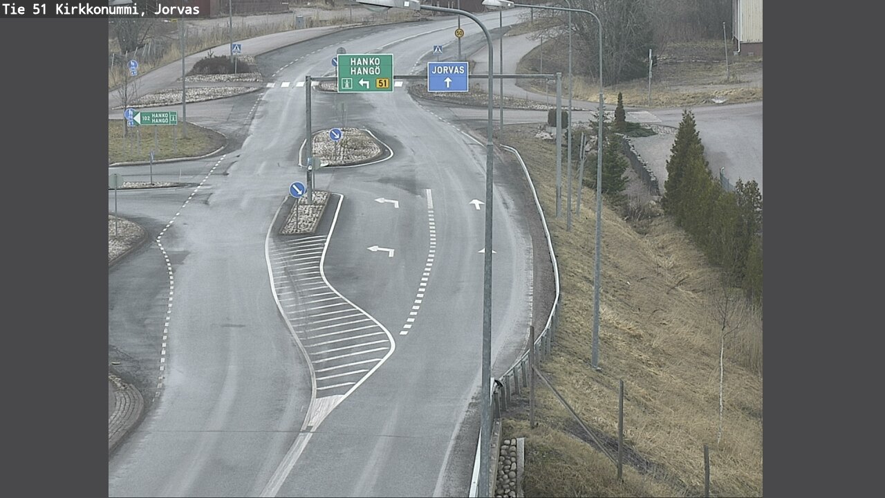 Weather Camera Image Road 51 Kirkkonummi, Jorvas, Kirkkonummi, Uusimaa