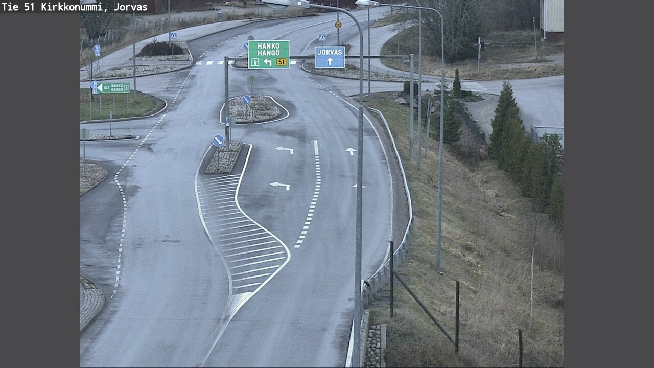 Weather Camera Image Väg 51 Kyrkslätt, Jorvas, Kirkkonummi, Uusimaa