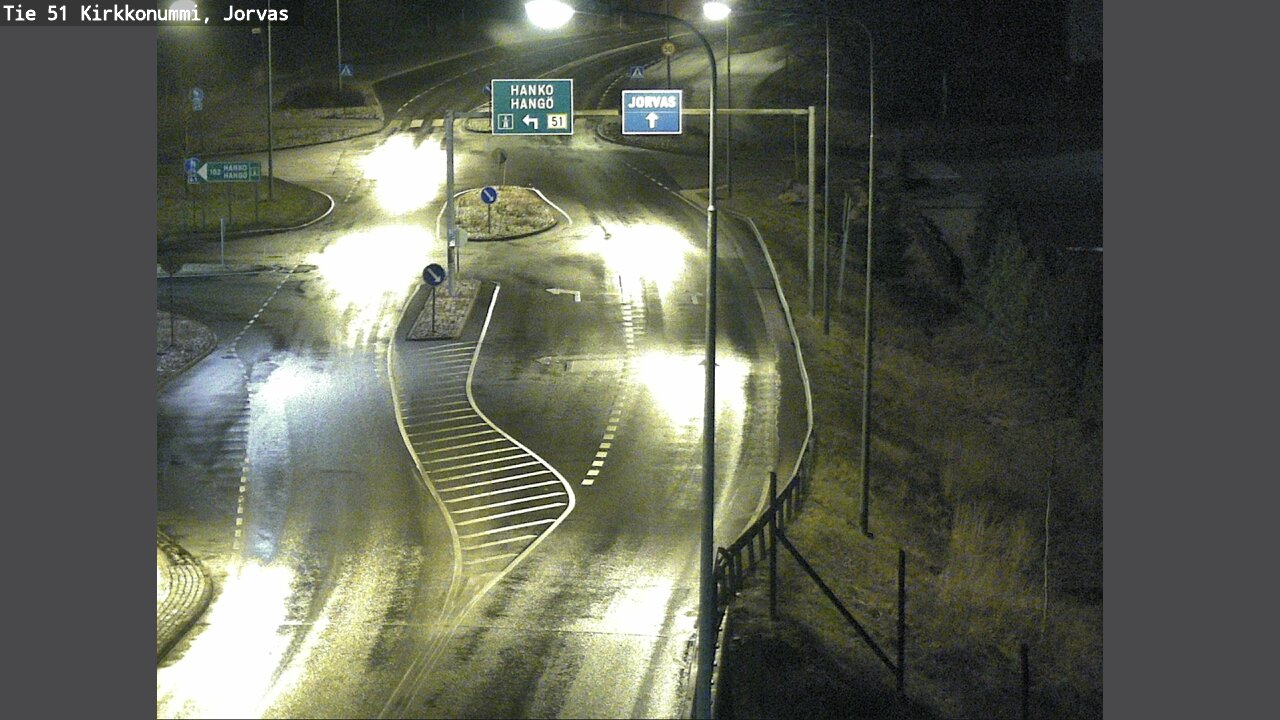 Weather Camera Image Väg 51 Kyrkslätt, Jorvas, Kirkkonummi, Uusimaa