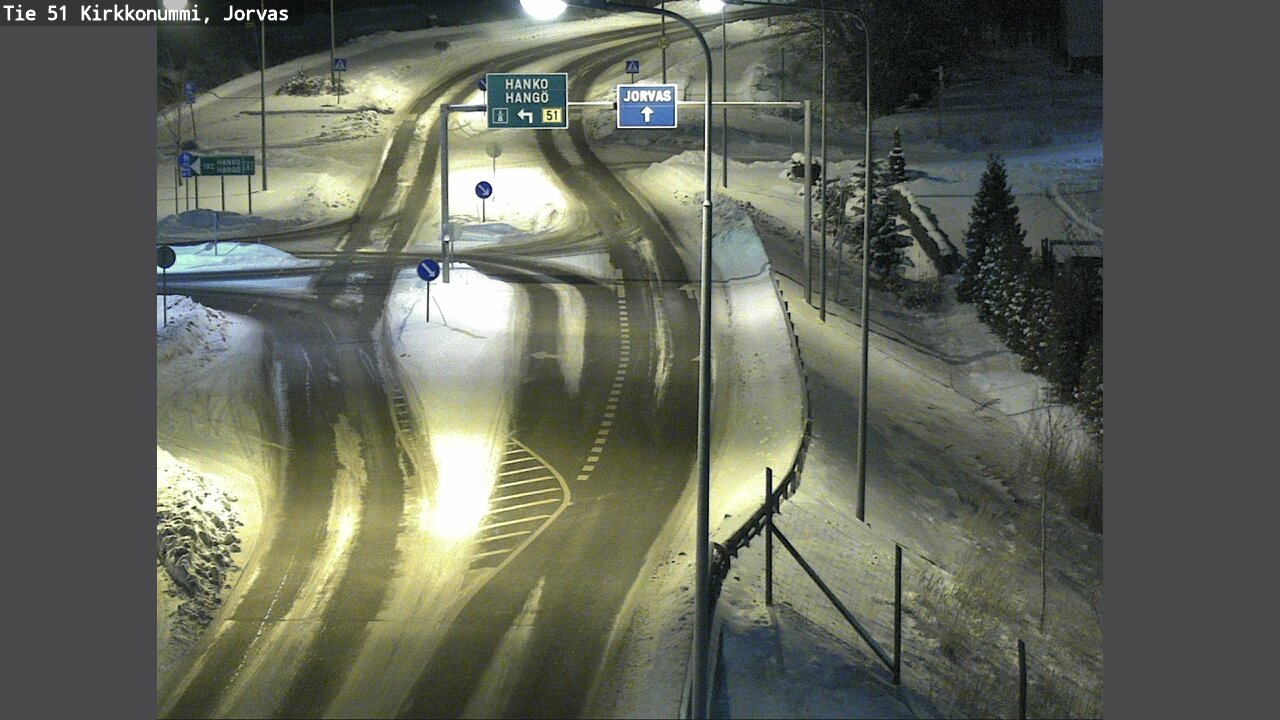 Weather Camera Image Road 51 Kirkkonummi, Jorvas, Kirkkonummi, Uusimaa