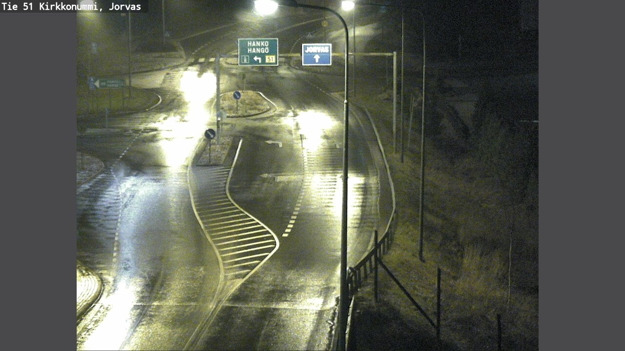 Weather Camera Image Road 51 Kirkkonummi, Jorvas, Kirkkonummi, Uusimaa