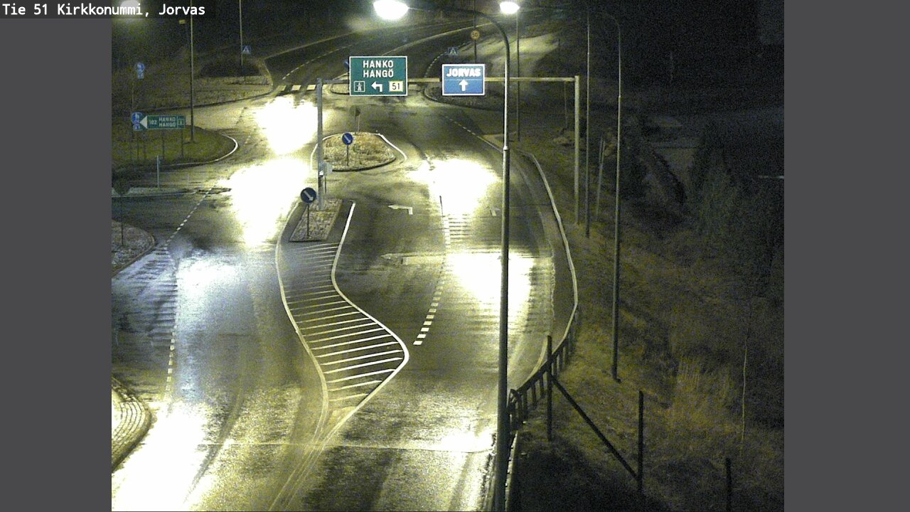 Weather Camera Image Väg 51 Kyrkslätt, Jorvas, Kirkkonummi, Uusimaa