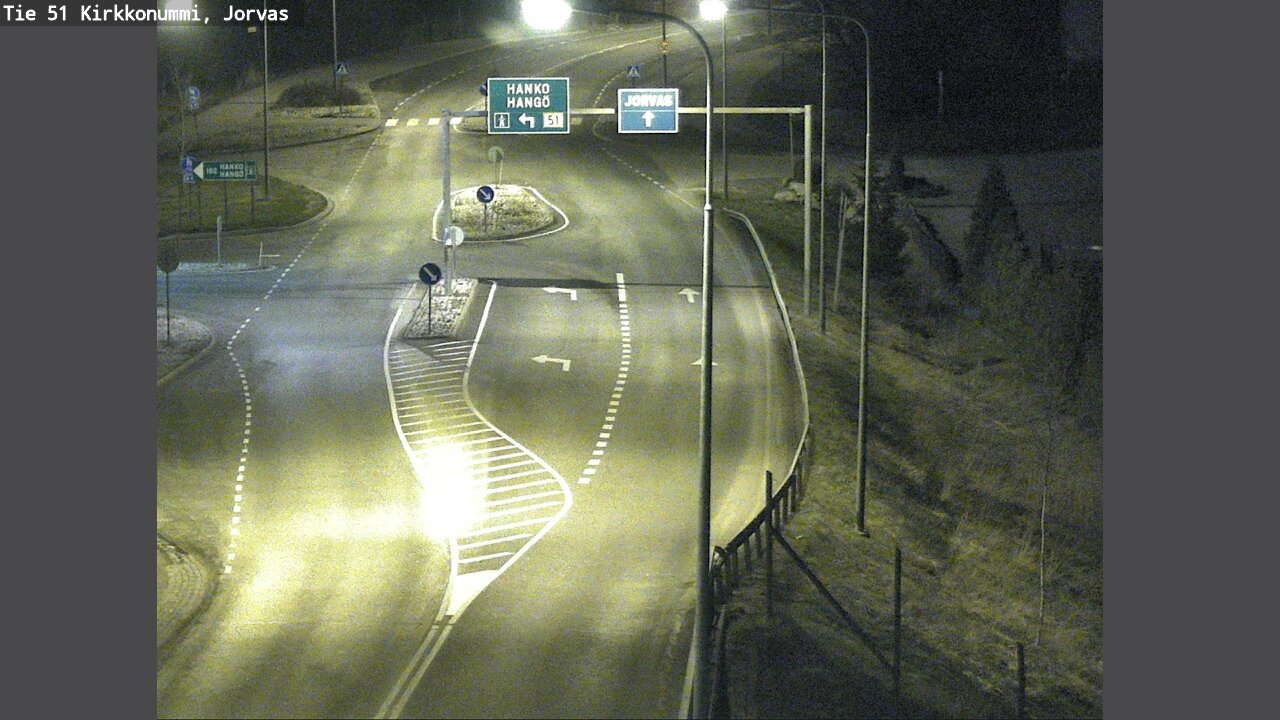 Weather Camera Image Väg 51 Kyrkslätt, Jorvas, Kirkkonummi, Uusimaa