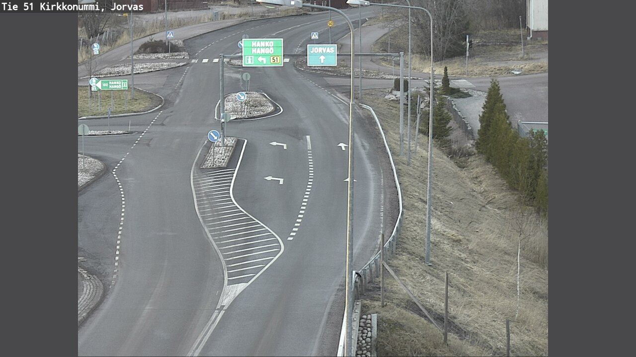 Weather Camera Image Road 51 Kirkkonummi, Jorvas, Kirkkonummi, Uusimaa