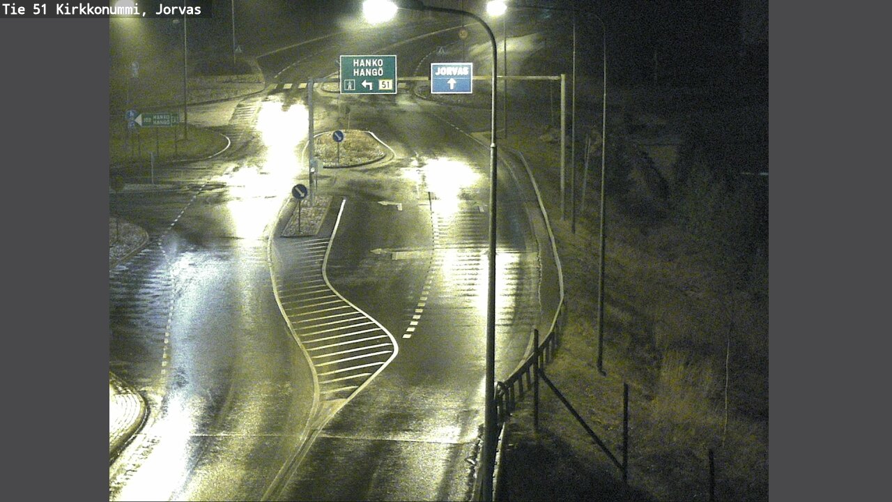 Weather Camera Image Road 51 Kirkkonummi, Jorvas, Kirkkonummi, Uusimaa