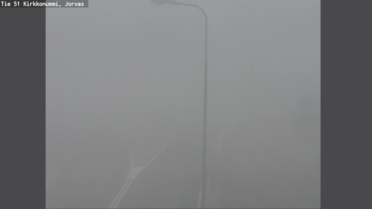 Weather Camera Image Väg 51 Kyrkslätt, Jorvas, Kirkkonummi, Uusimaa