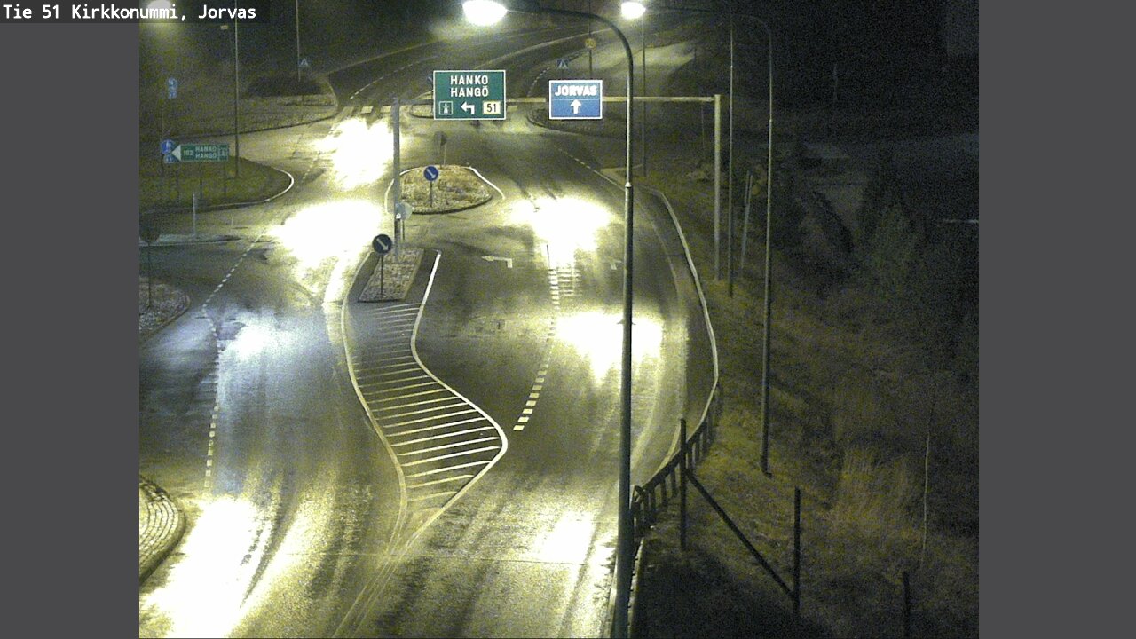Weather Camera Image Väg 51 Kyrkslätt, Jorvas, Kirkkonummi, Uusimaa